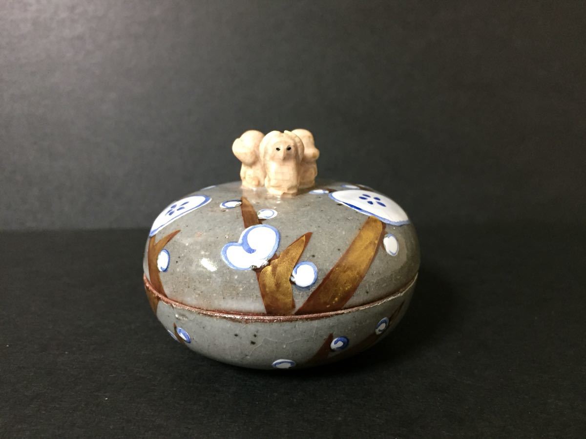 SALE，HOT 茶道具/香合 色絵乾山三申 清閑寺窯 杉田祥平造/共箱 A2063(香炉、香合)｜売買されたオークション情報、yahooの商品情報をアーカイブ公開 - オークファン 京焼