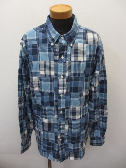  Ralph Lauren CUSTOM FIT パッチワーク チェックシャツ size:L ラルフローレン 長袖シャツ 国内正規品 カスタムフィット(Lサイズ)｜売買されたオークション情報、yahooの商品情報をアーカイブ公開 - 男性用