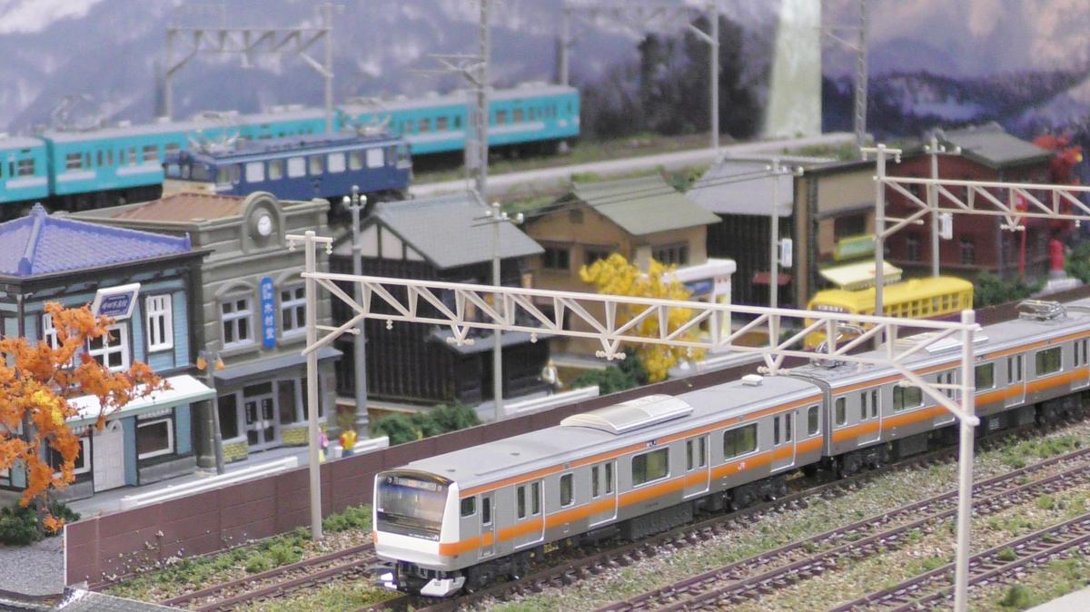 ひな壇 Yahoo!オークション SAZAN鉄道ジオラマ展示台ケース付き - N