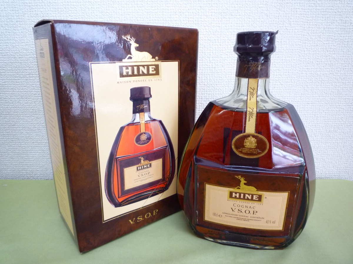 ☆古酒☆HINE/ハイン VSOP 1000ml 40% ブランデー コニャック 箱付 