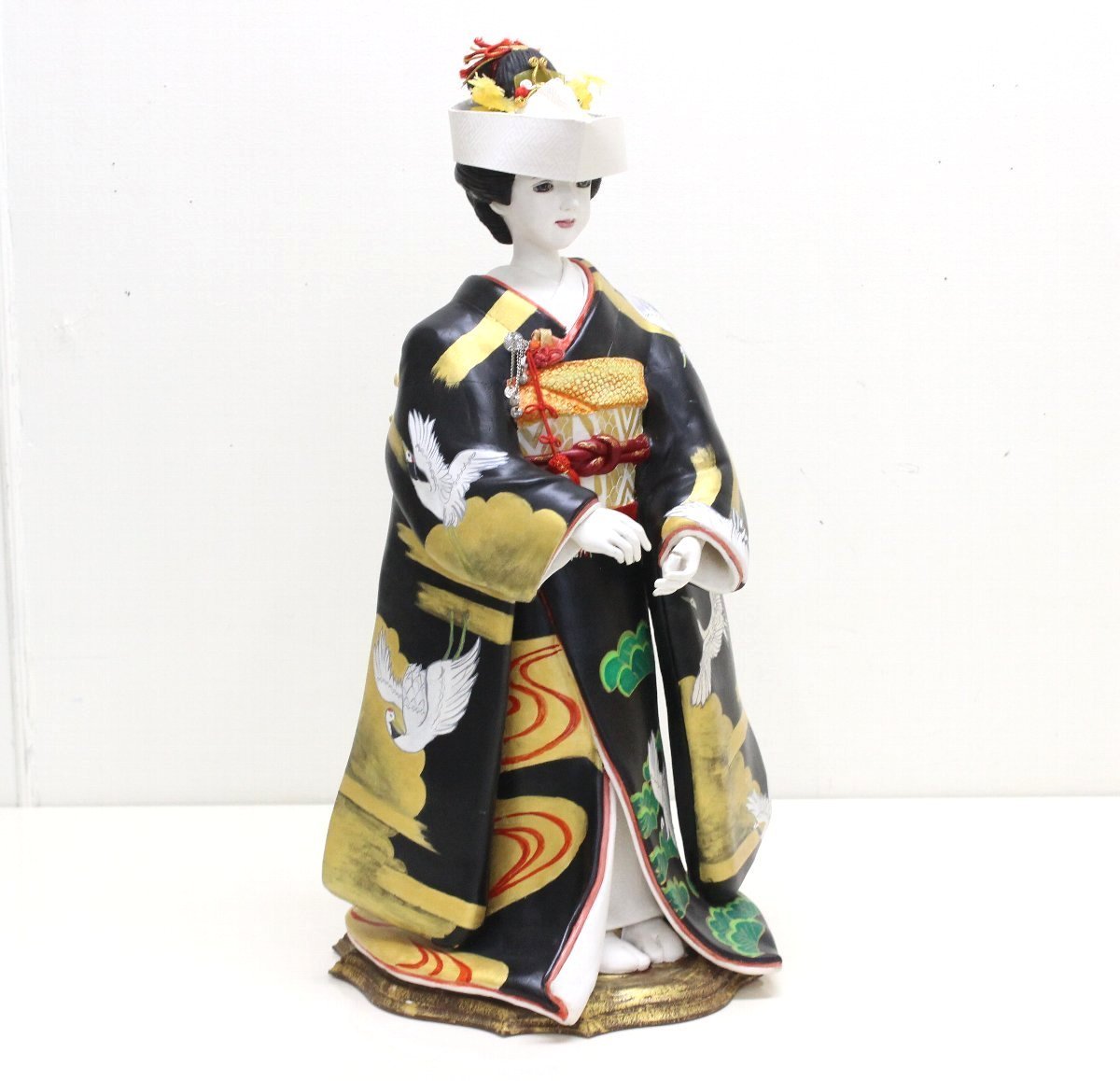 着物 - ハンドメイド おもちゃ ⁄ 紙粘土・和紙人形 全高約34cm 女の子