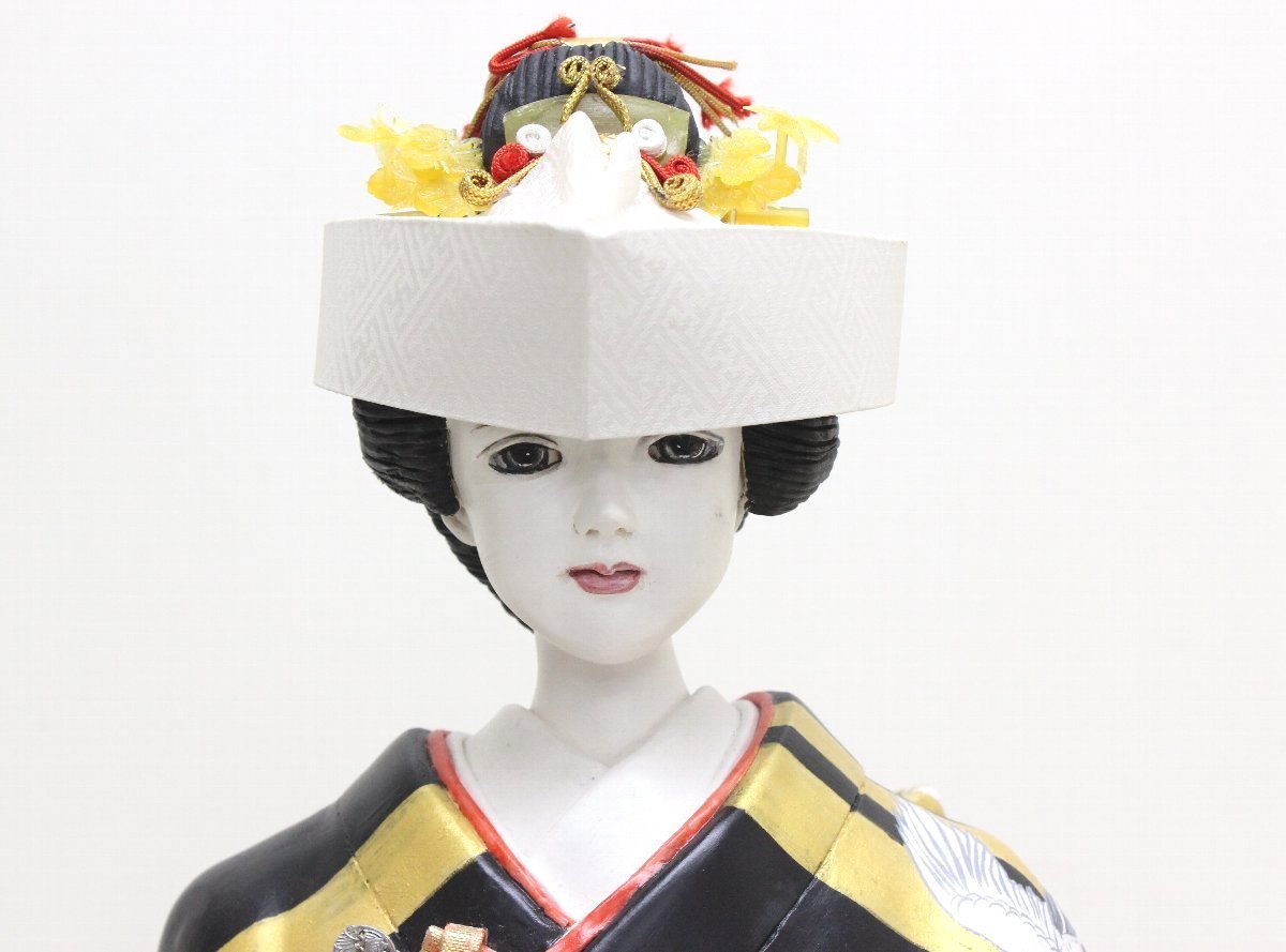 着物 - ハンドメイド おもちゃ ⁄ 紙粘土・和紙人形 全高約34cm 女の子