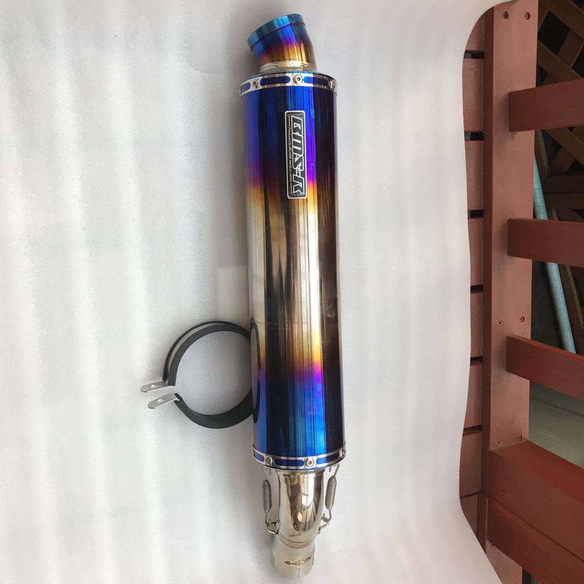 NC42 CB400SB BMS-R スリップオンチタンマフラー CB400SF(SB)用 BEAMS