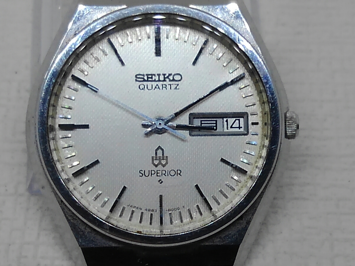 スーペリア SEIKO 4883-8100 セイコー 腕時計 ゴールド クオーツ 