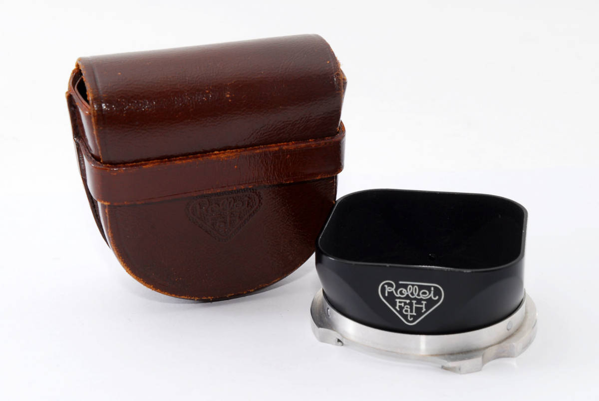 ★美品★ Rolleiflex ローライフレックス 純正レンズフード BAY II 3.5E Planar 75mm F3.5 ケース付き A6-4