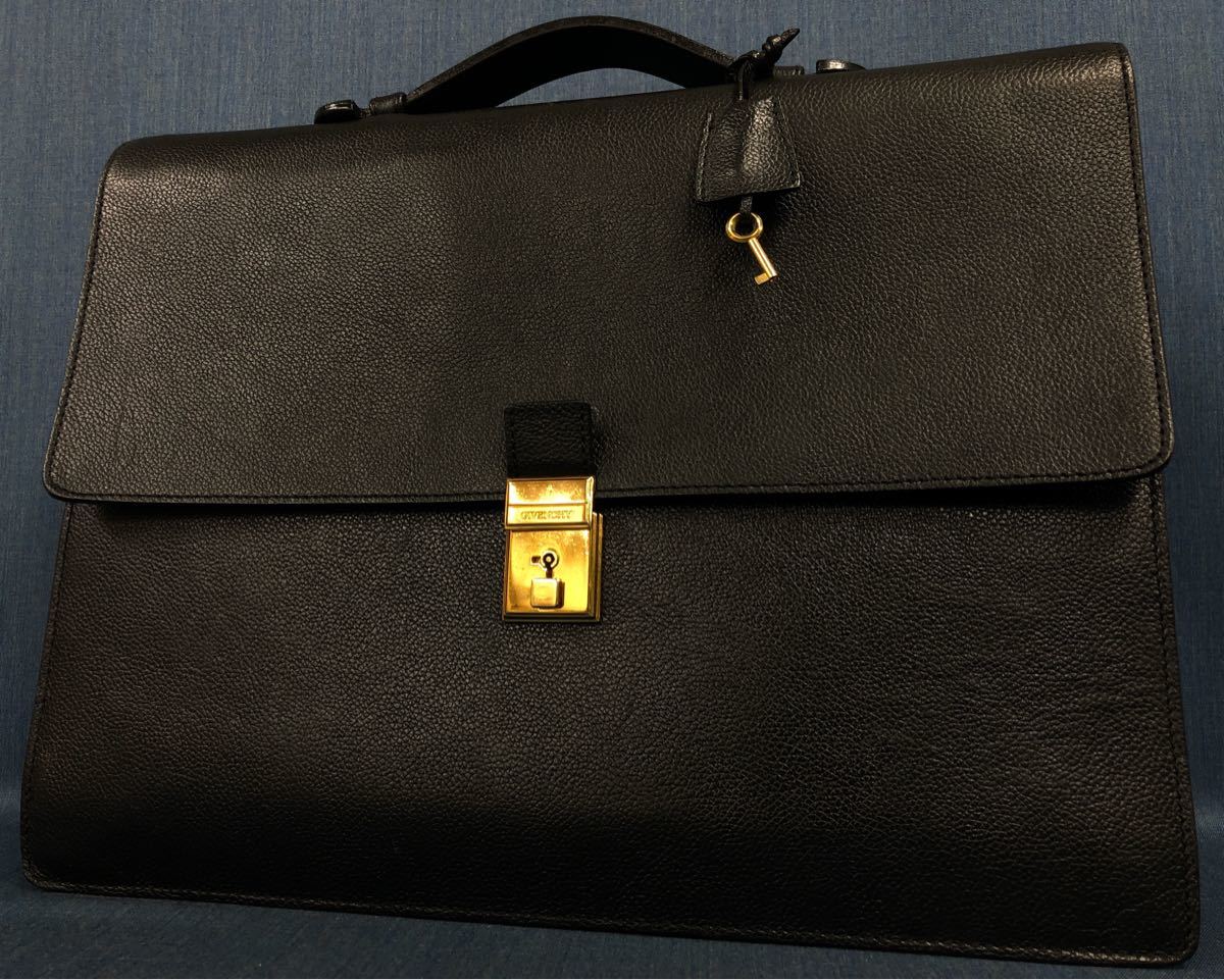 美品 GIVENCHY ジバンシイ ビジネスバッグ ブリーフケース ブラック 黒 
