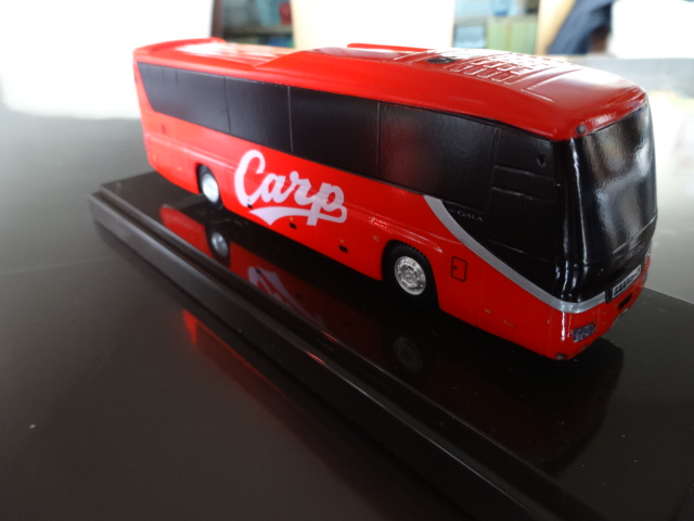 ADwing 広島東洋カープ選手送迎 バス いすゞガーラHD 1／80 広島