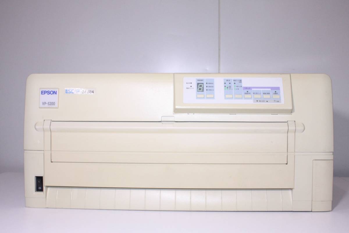 LX16 EPSON ドットインパクトプリンタ VP-5200 LAN搭載 セルフ印字 