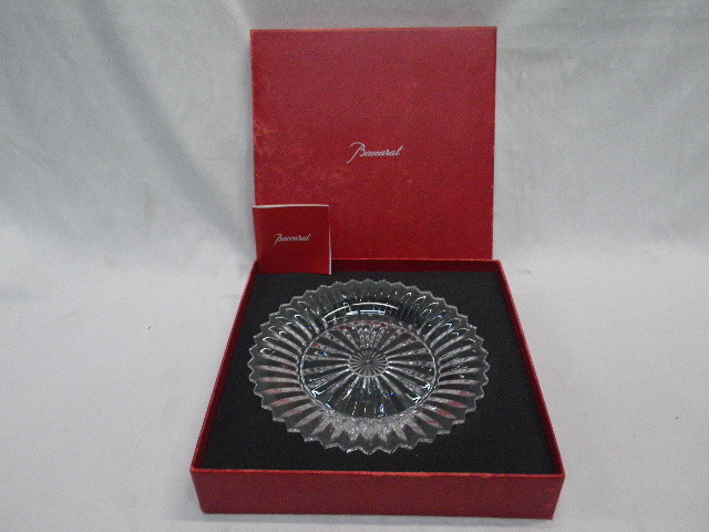 □1787 Baccarat バカラ ミルニュイプレート 21cm 【公式通販】