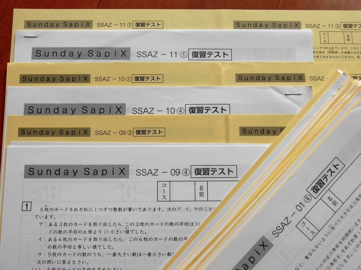 サピックス 算数 SAPIX 対策プリント＊全17回＊書 SS特訓＊6年 