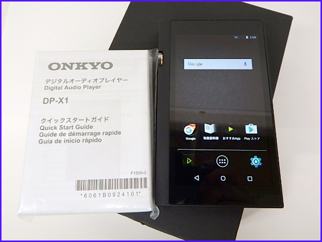 オーディオ機器 Onkyo Hi-Res デジタルオーディオプレーヤー ブラック DP