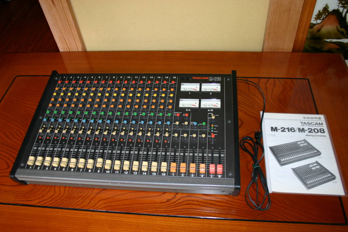 TASCAM M-216 アナログミキサー 16ch ビンテージ タスカム TASCAM M