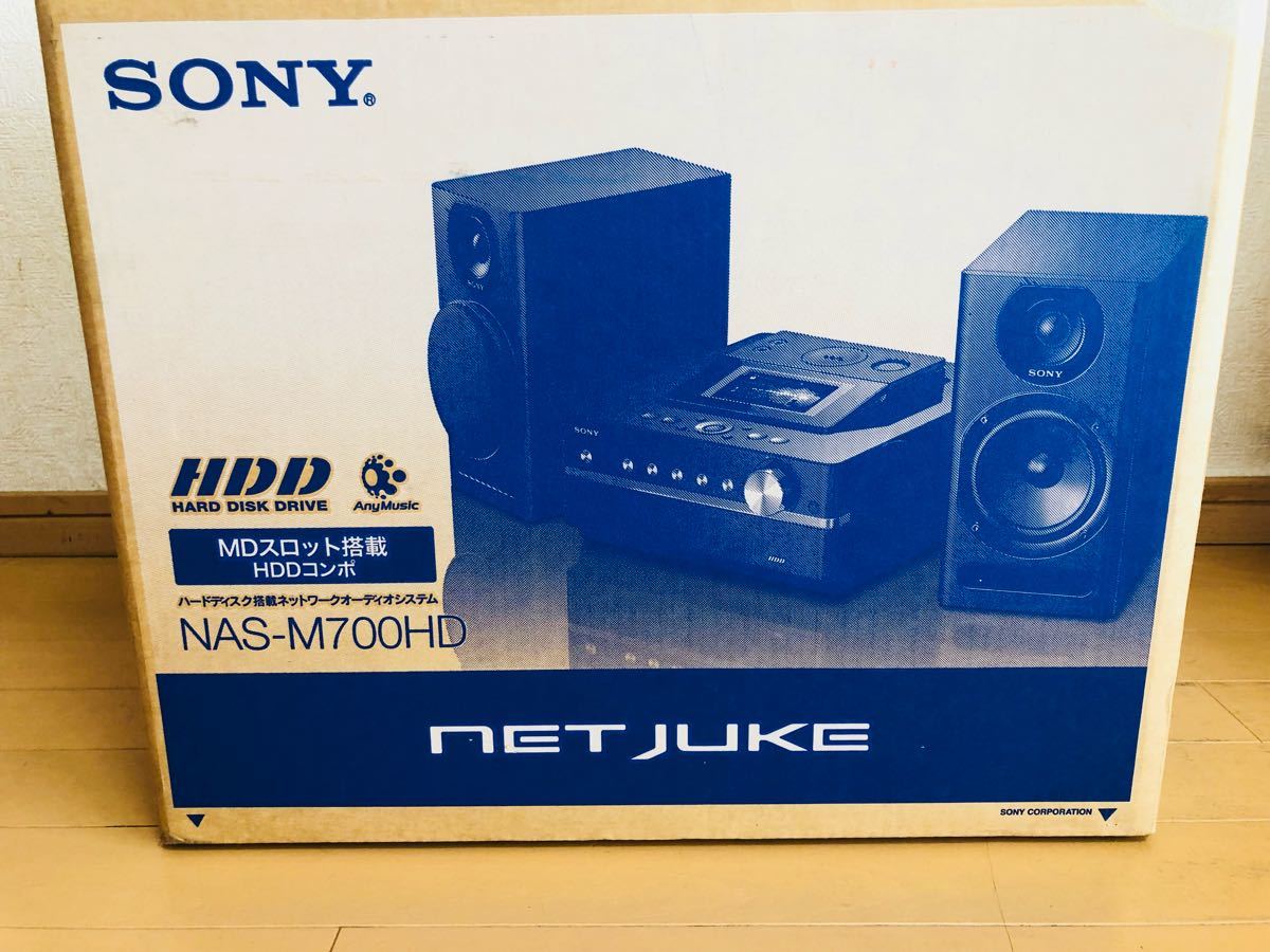 SONY NAS-M700HD 160GB HDD搭載 CD/MD モデルです。 SONY NAS-M700HD