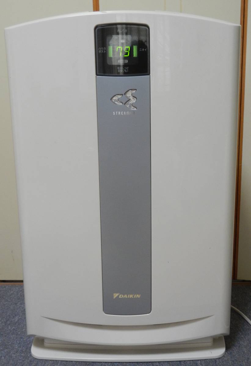 自宅保管品 DAIKIN ダイキン うるおい光クリエール 加湿空気清浄機 ストリーマイオン MCK70P-W ホワイト 2013年製