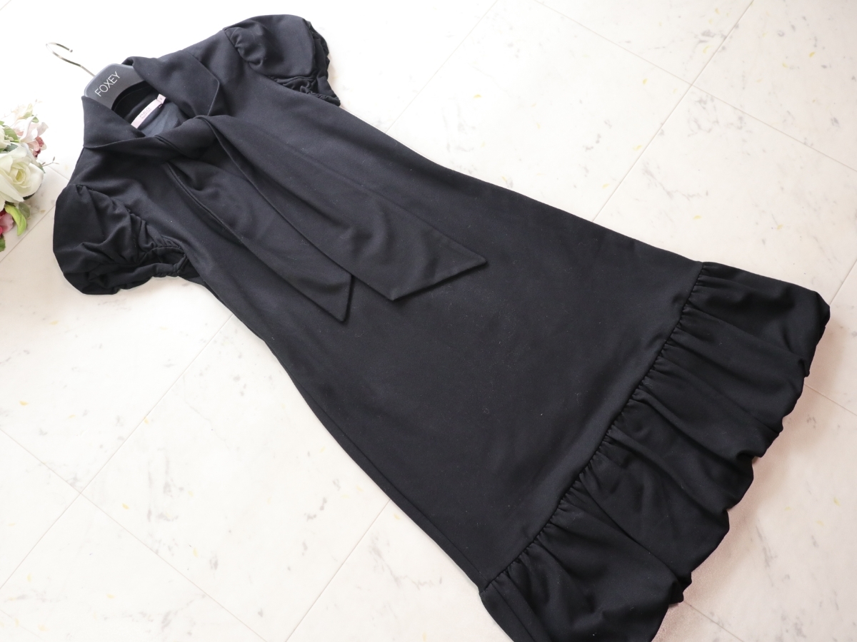 ★ RED ヴァレンティノ VALENTINO ★ ボウタイ リボン エレガント ワンピース size 42 ★ イタリア製