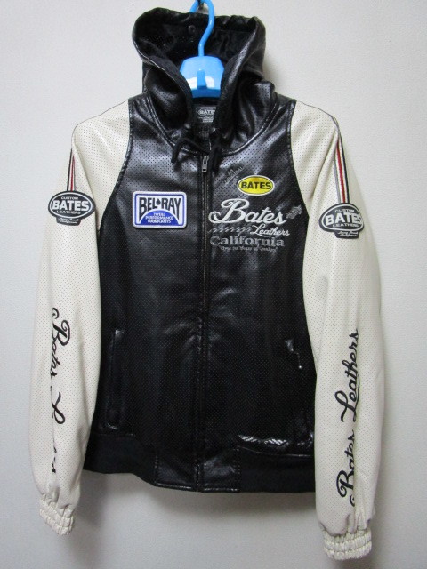 レザージャケット 中古・古着通販BATES フェイクレザー ブラック