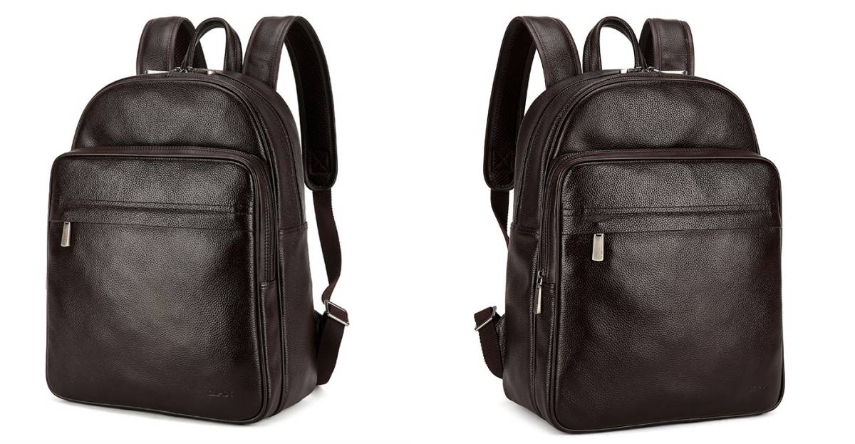 ZPSI 本革 シュリンクレザー リュック 茶 新品 未使用 ギオネ GUIONNET