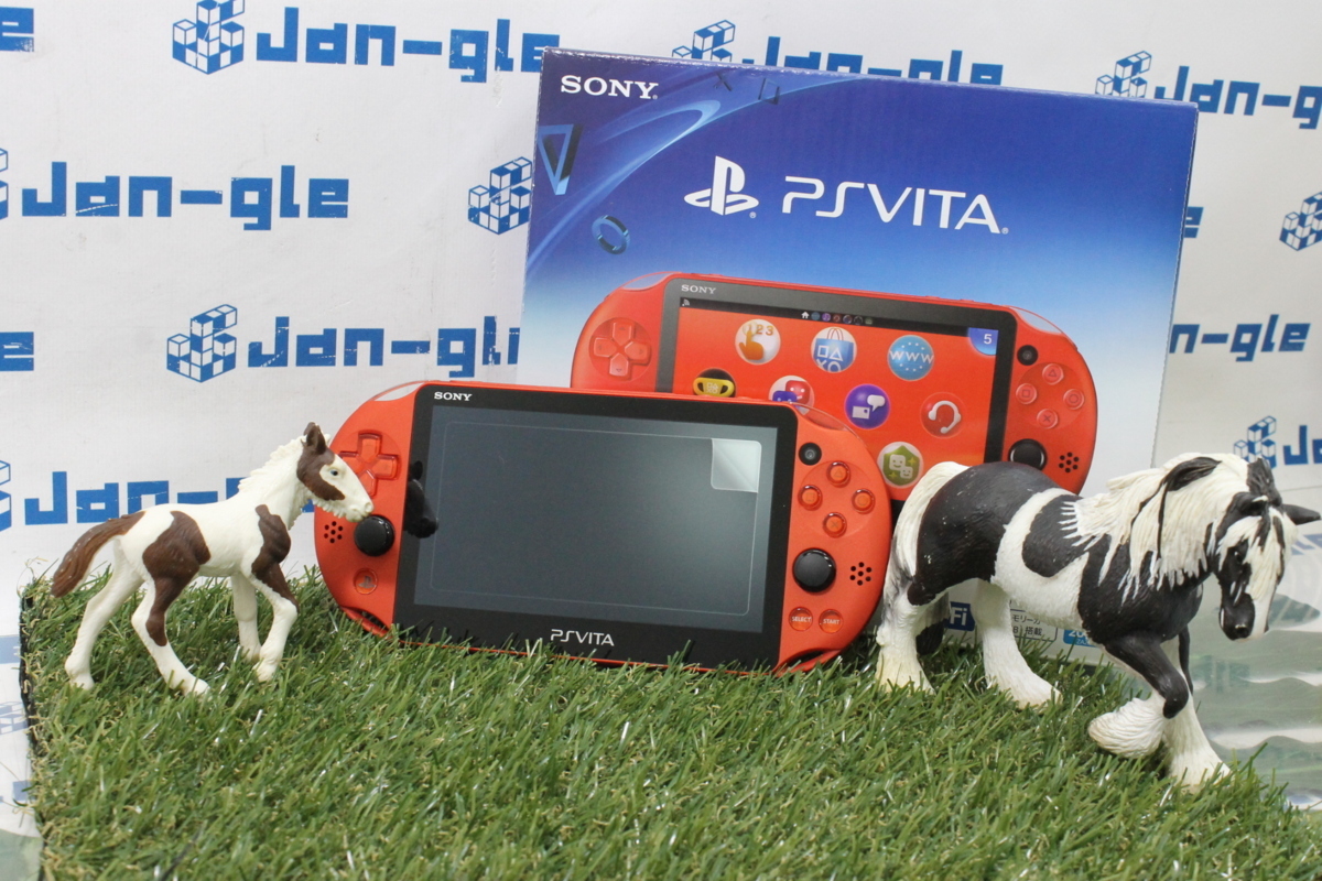 ∞ SONY PlayStation Vita Wi-Fiモデル PCH-2000 ZA26 メタリック レッド 格安1円スタート 鮮やか ...