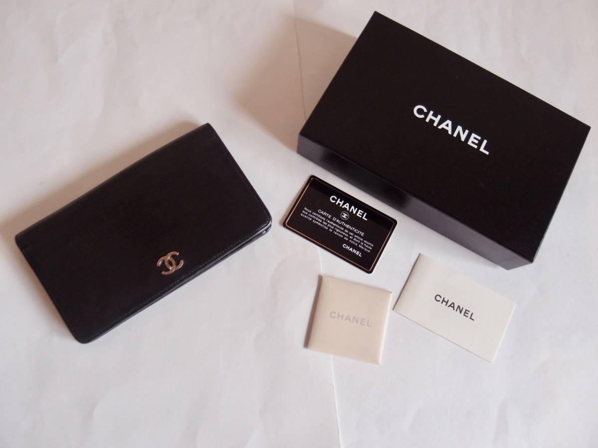 ★シャネル★正規品★百貨店購入★キャビアスキン長財布★CHANEL★