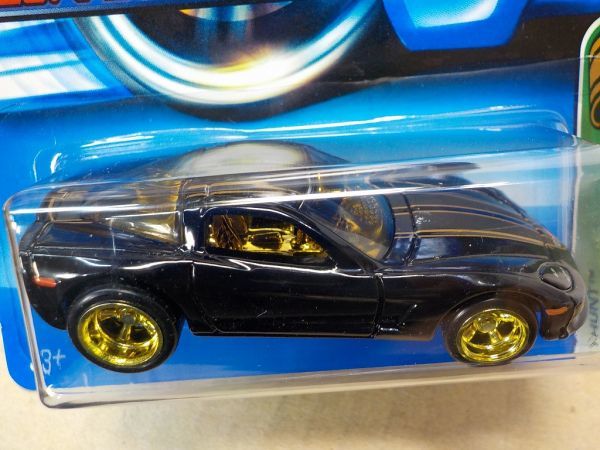 ホットウィール シボレー コルベット C6R スーパートレジャーハント 黒