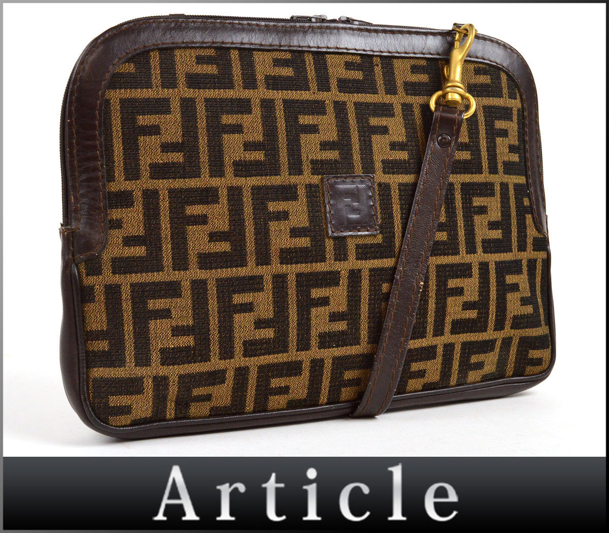64521◇ FENDI フェンディ/ 2WAY クラッチバッグ ショルダーバッグ