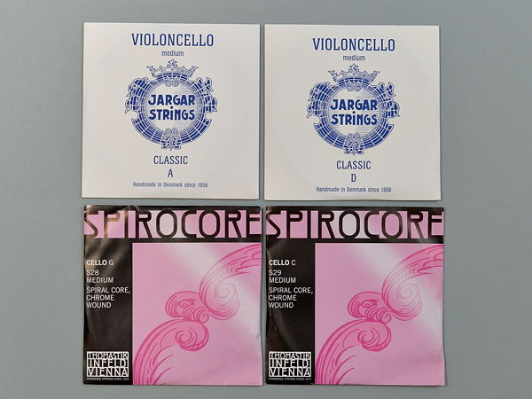新品チェロ弦セットヤーガー 新品未開封☆チェロ弦 ヤーガーA・D