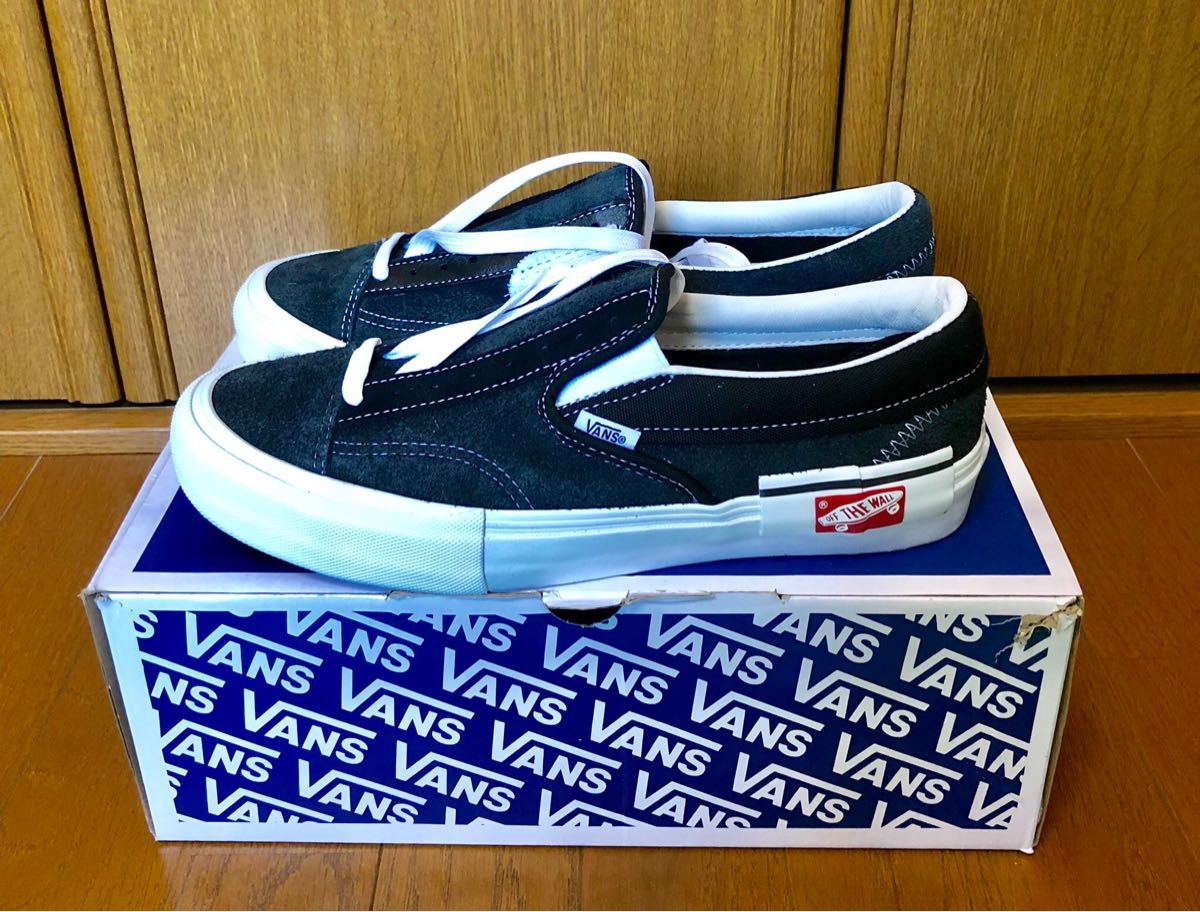 VANS VAULT SLIP ON CAP LX BI BLACK バンズ スリッポン ブラック 28cm US10