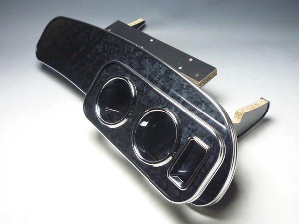 18系クラウン フロントテーブル BKウッド 携帯右 フルメッキ ,☆名
