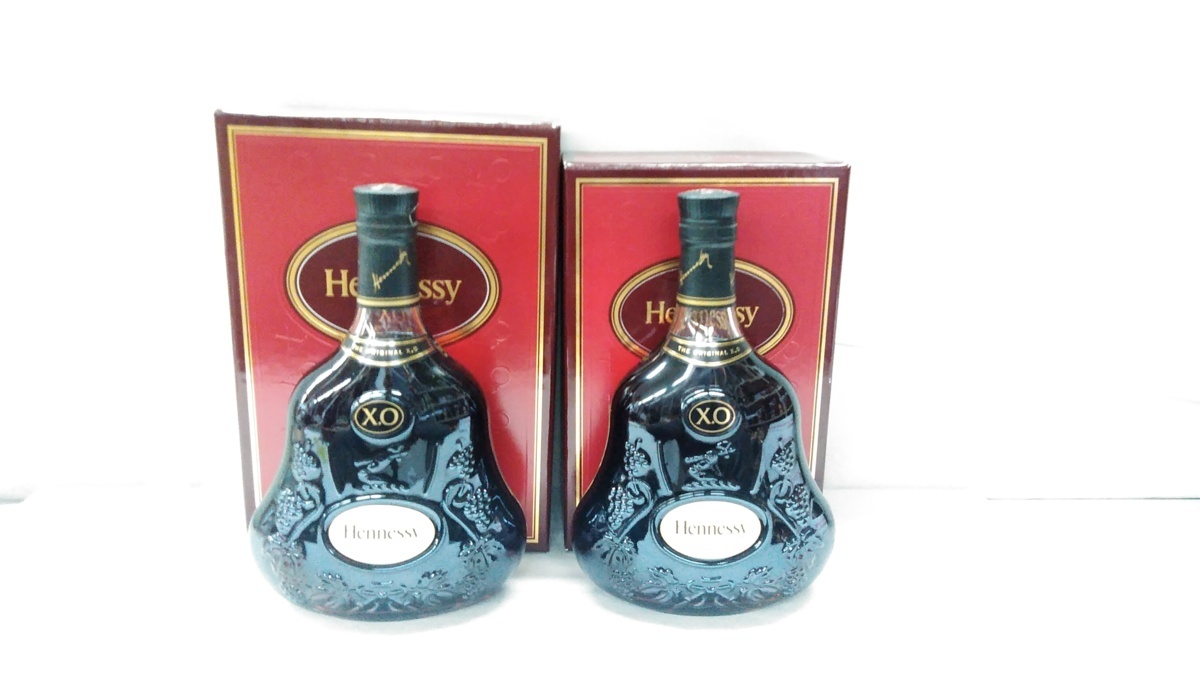 【未開封】Hennessy XO 700ml 2本セット 古酒【未開栓】HENNESSY/ヘネシーXO 2本セット 箱付き 700ml 40