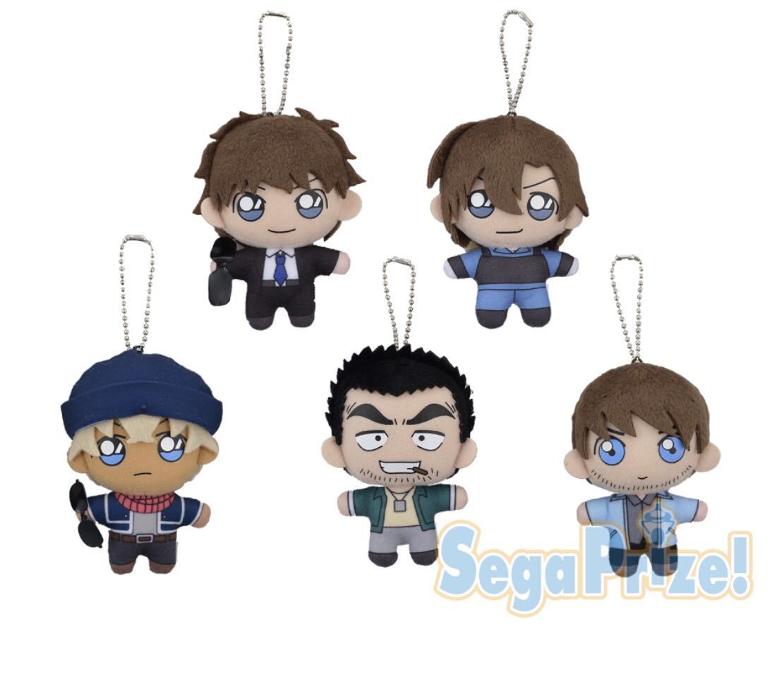11月 名探偵コナン キーチェーンマスコット 松田＆萩原＆安室＆伊達＆