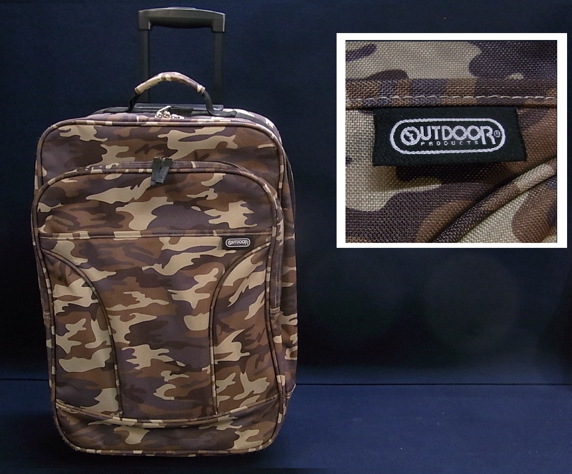 OUTDOOR☆アウトドア☆迷彩☆キャリーバッグ☆迷彩柄 カモフラージュ