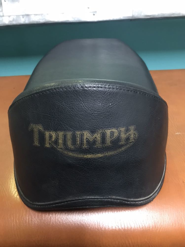 ビンテージトライアンフ シート triumph シングルシート ヴィンテージ