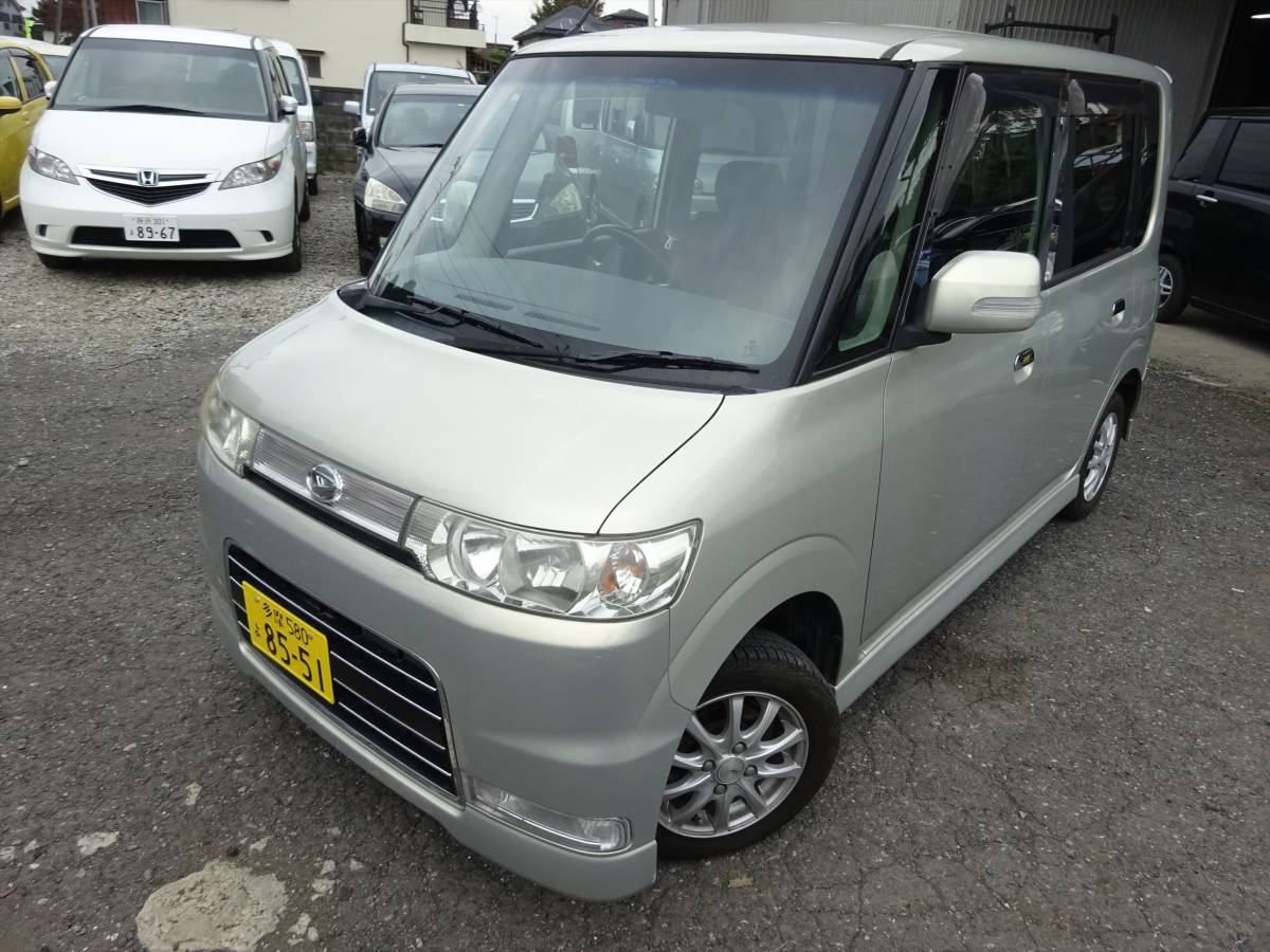 タントカスタム*ターボ*検長*HID*スマートキー*CD*外AW*電格ミラー 