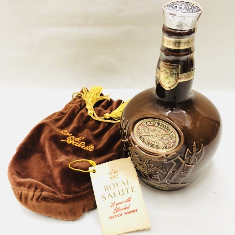 ◆ROYAL SALUTE 21年 スコッチ ウィスキー◆ SCOTCH/WHISKY/21YEARS OLD/BLENDED/CHIVAS/シーバス/ロイヤルサルート/DB0