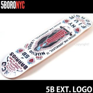 ファイブボロ 5BORO スケートボード デッキ CINCO BARRIOS 1円