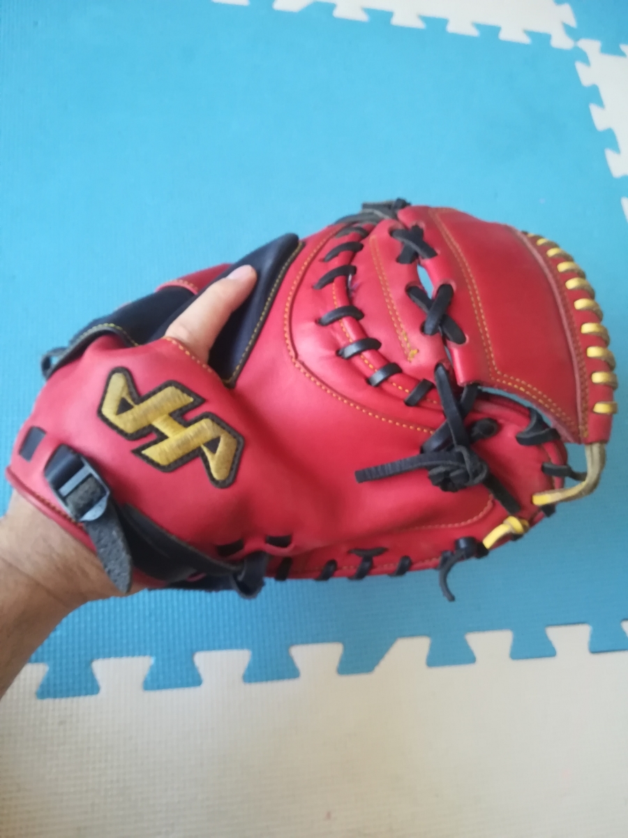 野球 軟式 キャッチャーミット ハタケヤマ 炭谷銀仁郎モデル 【公式通販】