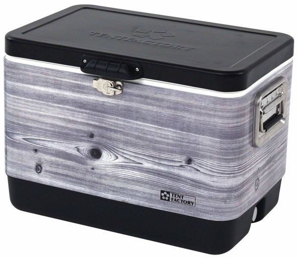 新品】テントファクトリー クーラーボックス メタルクーラー スチール 