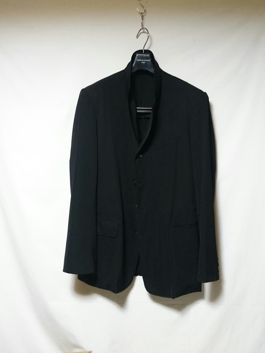 Y's for men ウールギャバジン 4ボタンテーラード ジャケット ワイズ