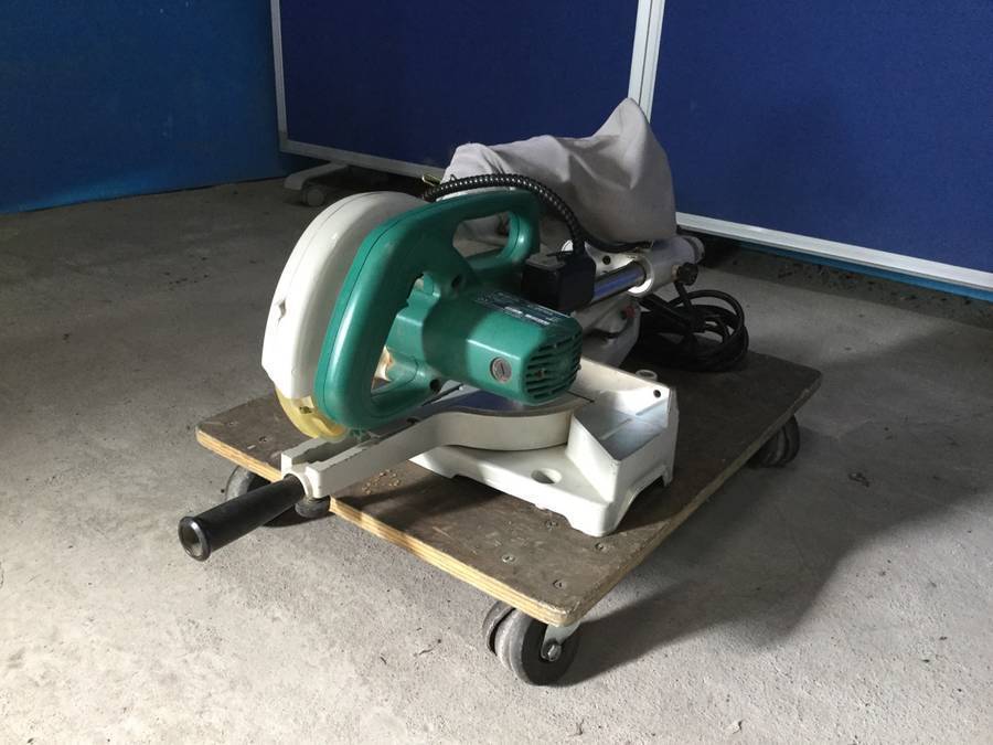 ☆日立工機 日立工機 C 7FSA 卓上スライド丸のこ＊現状