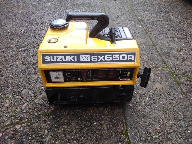 発電機中古動作保証 SUZUKI SX650R ブラシレス 50Hz専用 2サイクル 