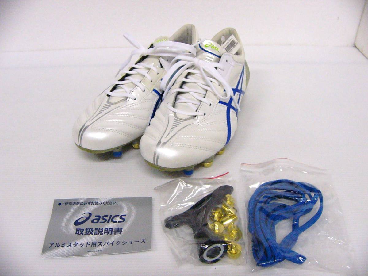  asics アシックス DS LIGHT X-FLY SI ディーエスライトエックスフライ サッカー スパイクシューズ ホワイト 24cm TSS707(24.0cm)｜売買されたオークション情報、yahooの商品情報をアーカイブ公開 - オー 24.0cm