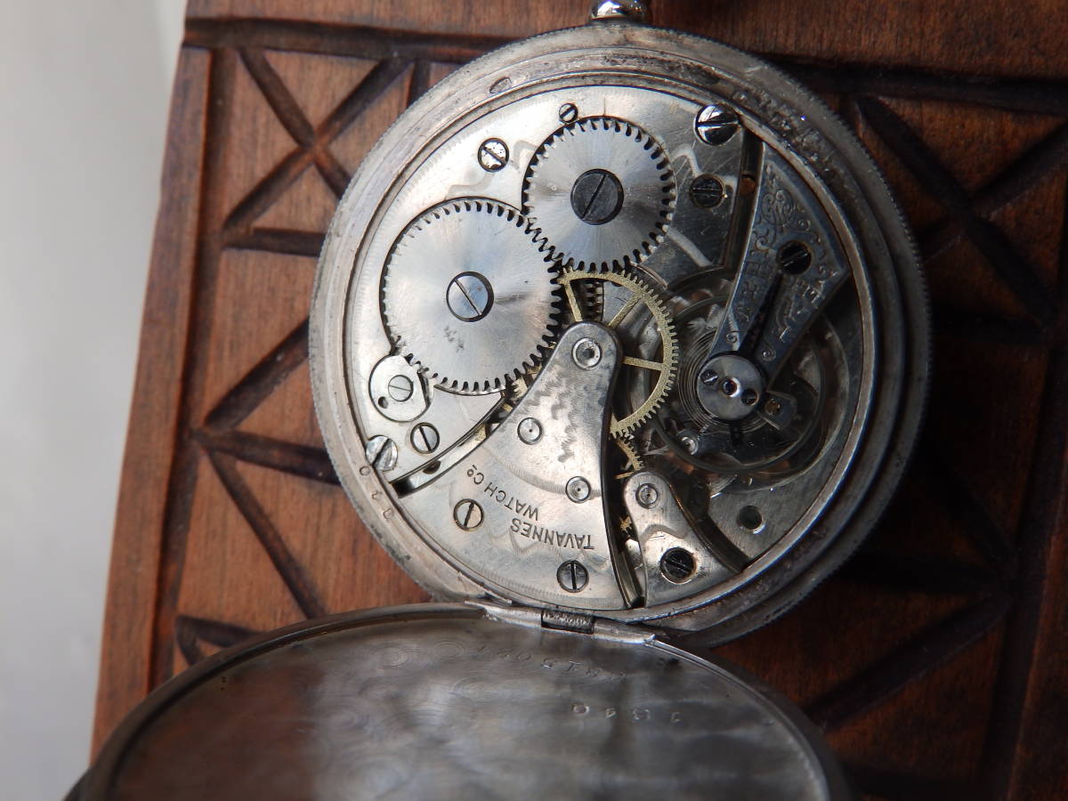 TAVANNES スイス銀製懐中時計 WATCH CO☆タバン（スイス tavannes 正美 