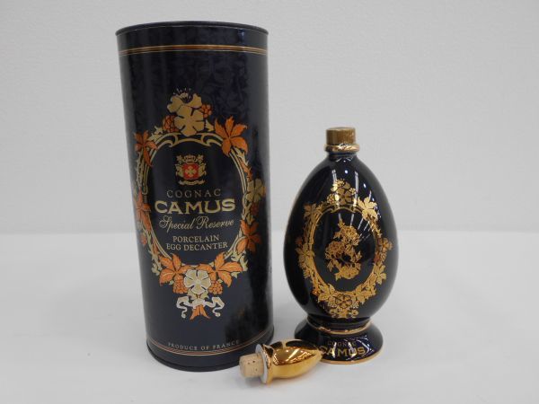 【未開栓】CAMUS スペシャルリザーブ　エッグデキャンタ陶器ボトル 古酒 CAMUS Special Reserve PORCELAIN EGG DECANTER カミュ