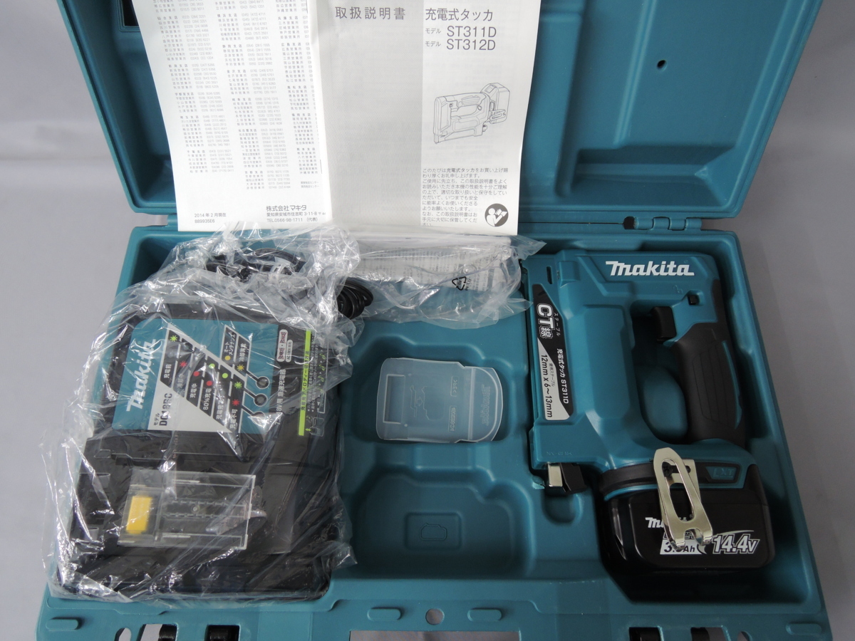 マキタ : 充電式タッカ 14.4V 充電式タッカー Makita 14．4vの通販 