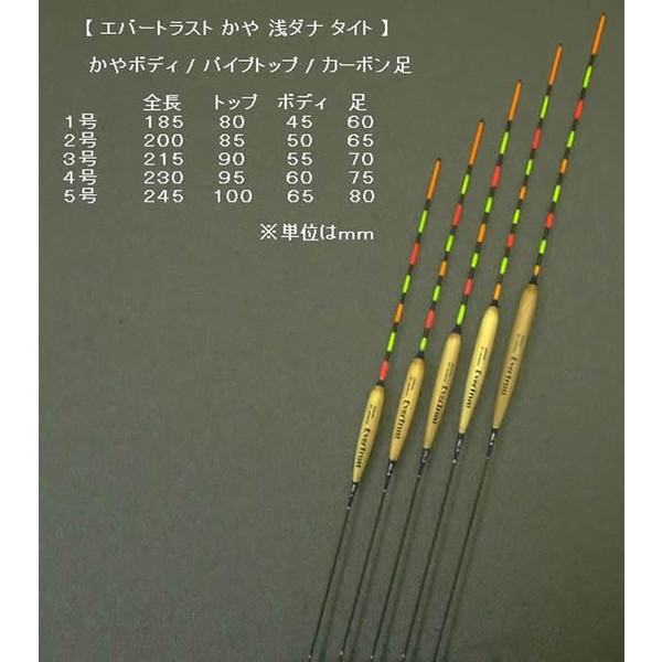 へら浮子「エバートラスト」5本セット‼️ へら浮き ダイシン エバー