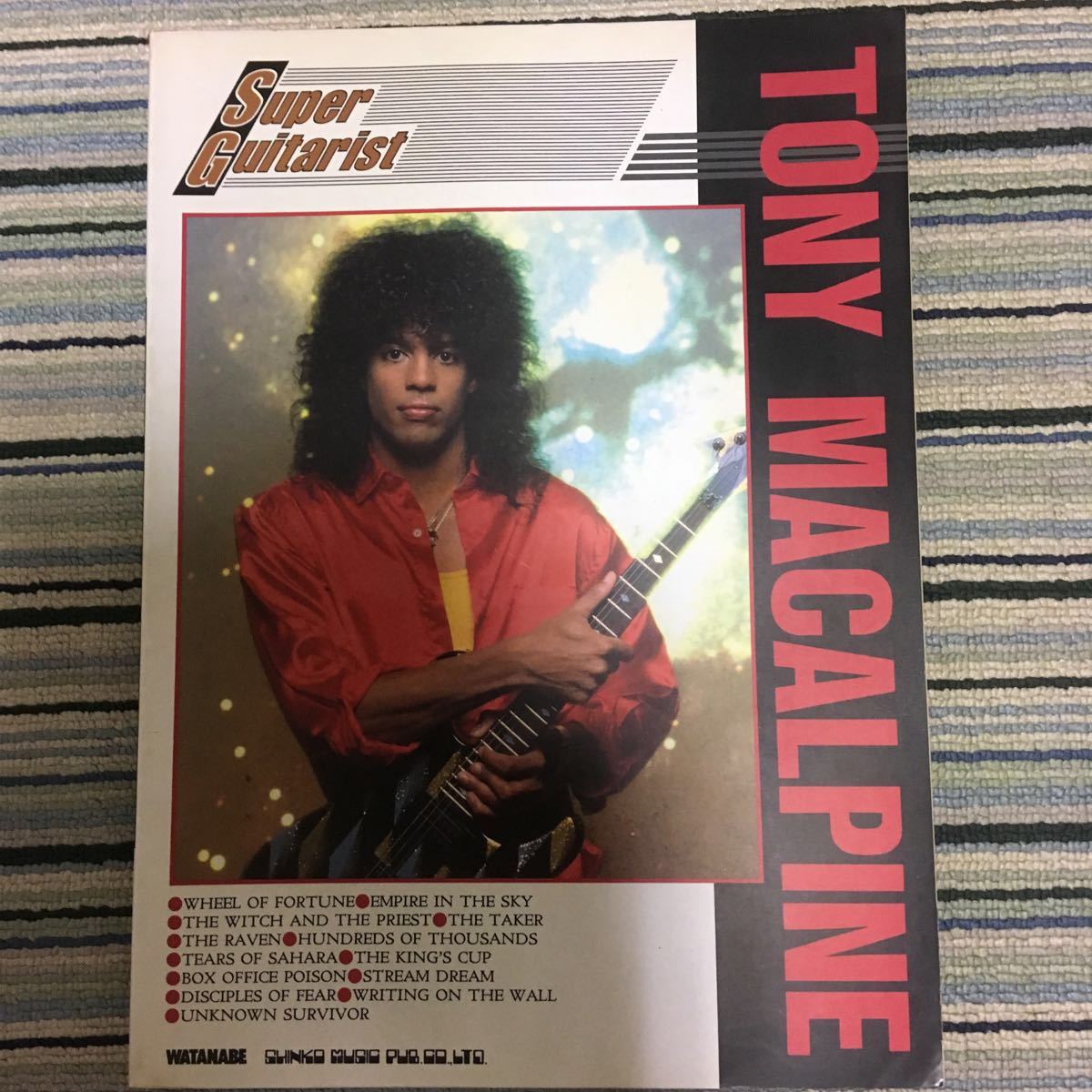 Tony - Macalpine MACALPINE OF ヤングギター スコア トニー