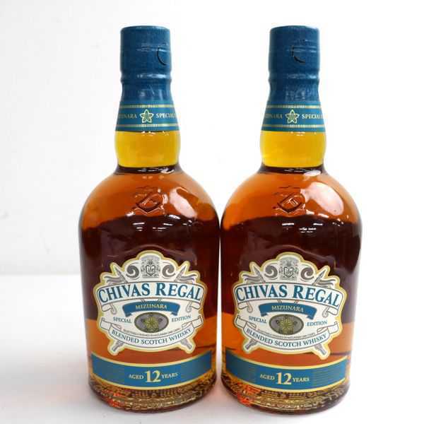 ★古酒 2本セット/CHIVAS REGAL(シーバスリーガル) 12年 ミズナラ N8J2031