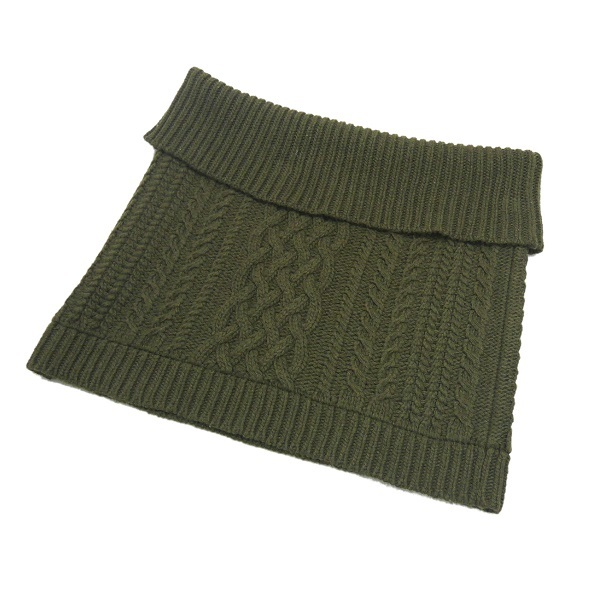 Y's Yohji Yamamoto 2013aw ケーブルニット スヌード　13aw ワイズ ケープ マフラー カーキ