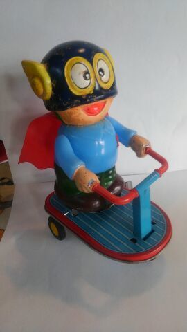 増田屋 パーマン ブリキ三輪車 ソフビ 動作OK 【公式通販】