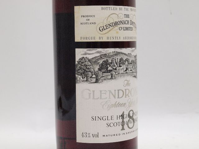 液面低下The GLENDRONACH グレンドロナック 18年 750ml 箱付☆AKA37635